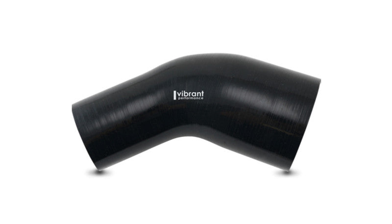Vibrant 19756 45 Degree Silicone Transition Elbow Hose ID 2.25in x 2.00in
