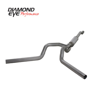 Diamond Eye Performance K4340S Diamond Eye KIT 4in Catback DUAL SS: 03-07 fits FORD 6.0L F250/F350