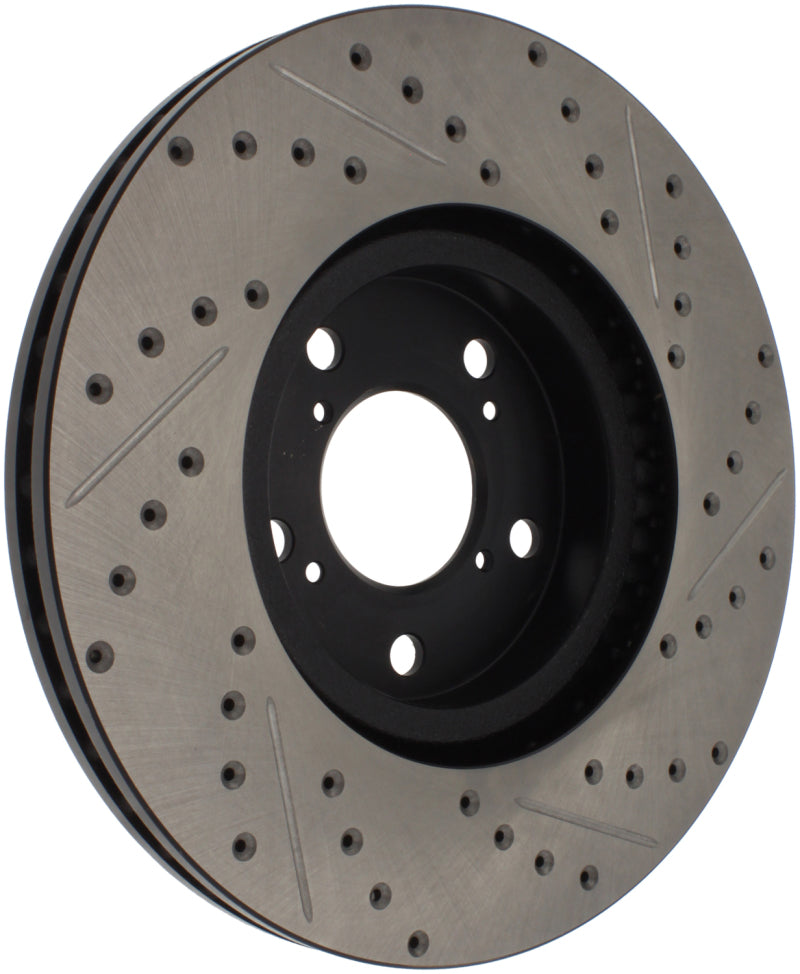 Stoptech 127.40071R 07-08 Acura MDX SportStop Slotted & Drilled Right Front Rotor