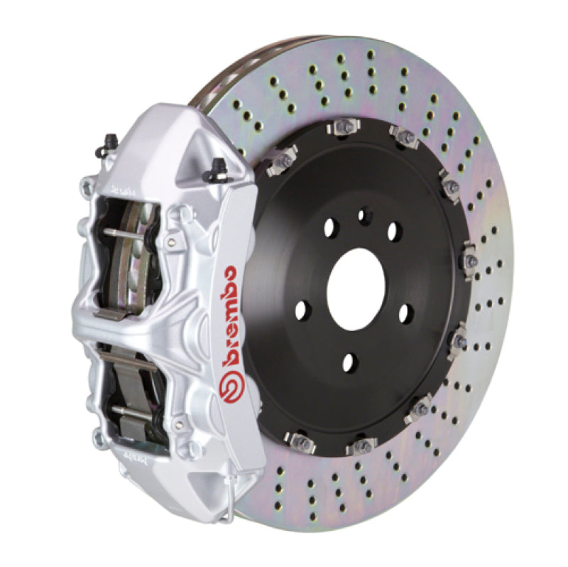 Brembo 1N1.9551A3 Brembo 24+ fits BMW M30i/530i xDrive/24+ 540i xDrive Fr GT BBK 6 Pist Cast 405x34 2pc Rotor Drl- Silver