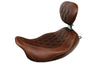 Mustang 79811 Harley Rd King,06-07 Str Glide,00-05 fits Eagle 97-07 Wide Tripper Solo Seat - Brown