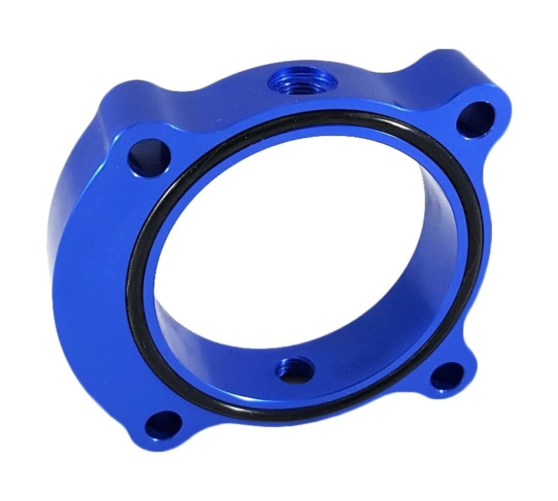 Torque Solution TS-TBS-029BU Throttle Body Spacer 2013+ Hyundai fits Genesis Coupe 2.0T - Blue