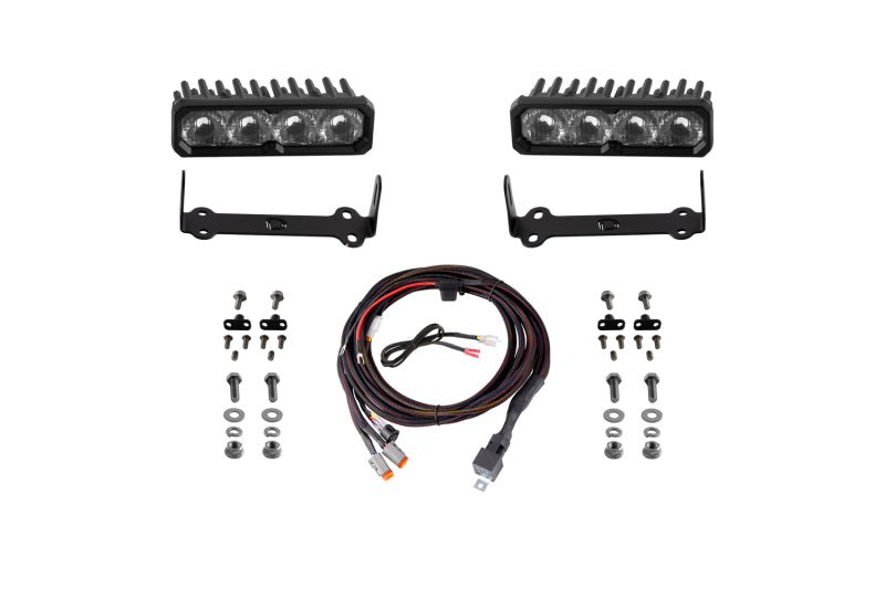 Diode Dynamics DD8856 2014-2024 fits Toyota 4Runner SS6 Sport LED Kit Yellow Driving 3000K