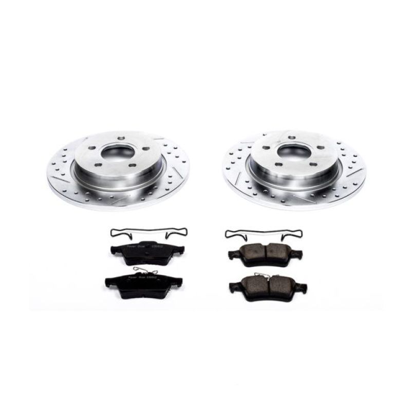 PowerStop K5975 fits Ford 12-18 Focus Rear Z23 Evolution Sport Brake Kit