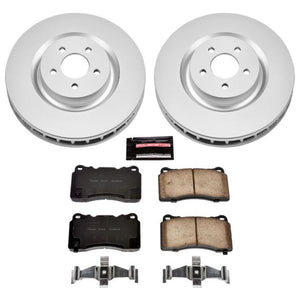 PowerStop fits Ford 07-14 Mustang Front Z17 Evolution Geomet Coated Brake Kit