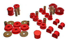 Energy Suspension 5.18115R 03-05 fits Mitsubishi Lancer EVO 8 Red Hyper-flex Master Bushing Set