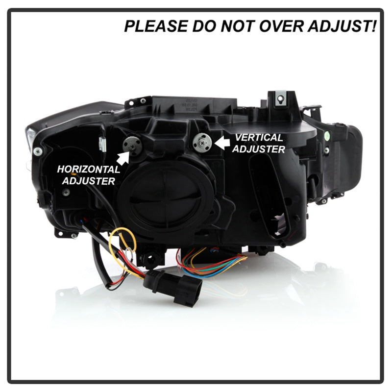Spyder 5086754 fits BMW 12-14 F30 3 Series 4DR Projector Headlights - Black PRO