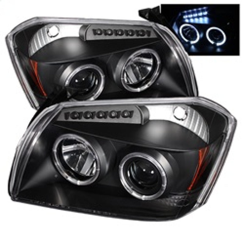 Spyder 5009876 fits Dodge 05-07 Magnum Projector Headlights LED Halo LED Blk (N