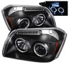 Spyder 5009876 fits Dodge 05-07 Magnum Projector Headlights LED Halo LED Blk (N