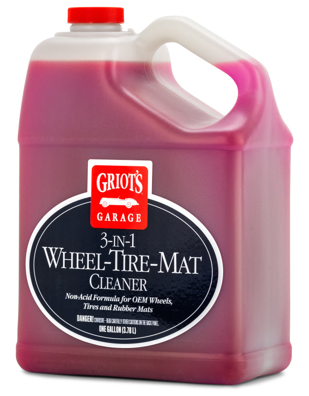 Griots Garage 10838 3-in-1 Wheel-Tire-Mat Cleaner - 1 Gallon