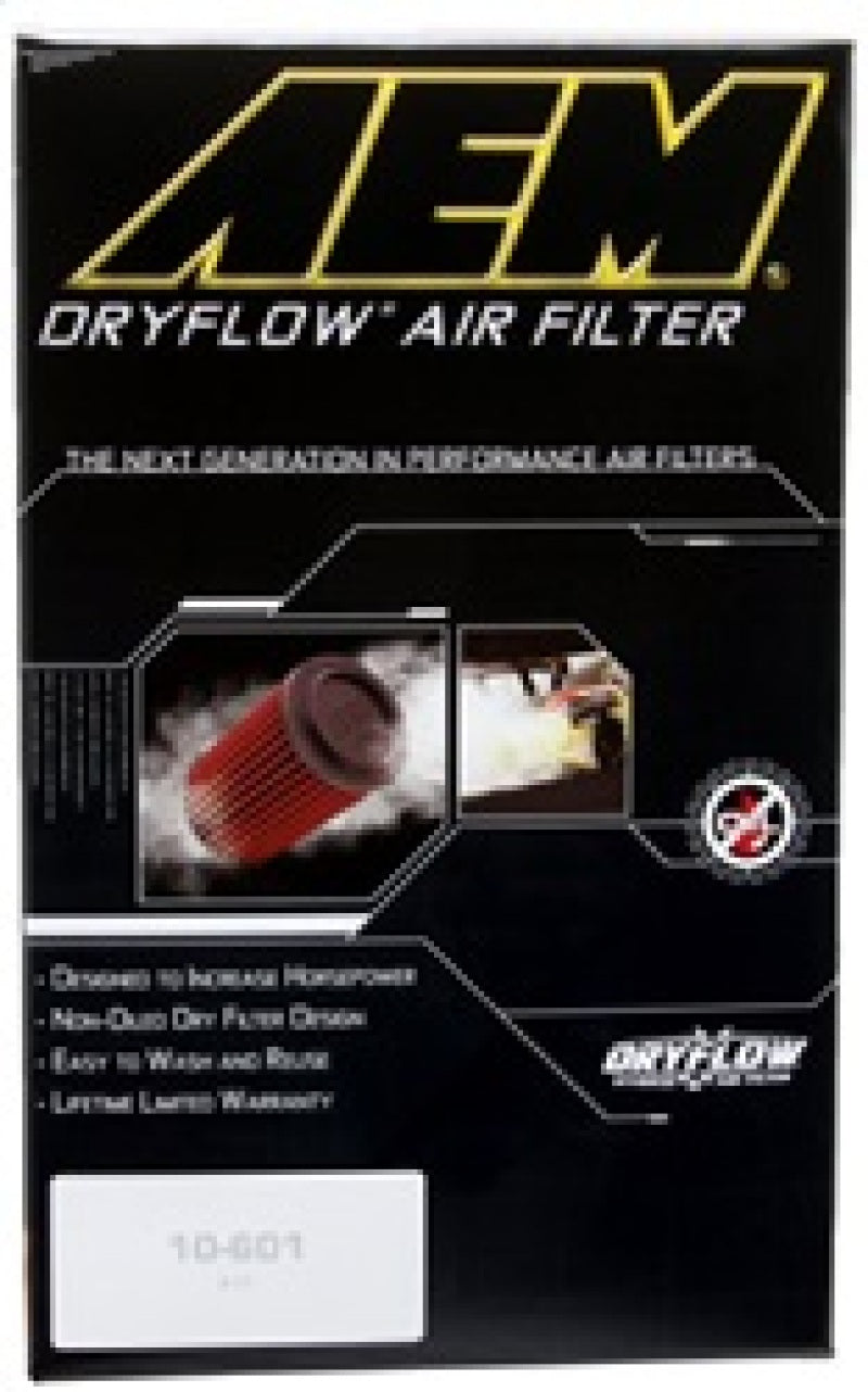 AEM AE-20993 DryFlow Air Filter - Round 2.75in ID x 6.25in OD x 8.25in H fits 2007-2014 Ford/Volvo