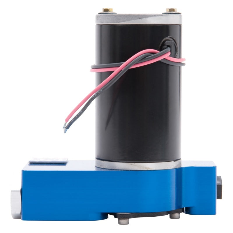 Edelbrock 182052 Fuel Pump Electric Quiet-Flo Carbureted 120GPH 3/8In In 3/8In Out 120 GPH Blue