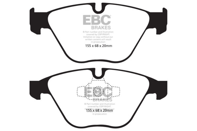 EBC DP21512 13+ fits BMW X1 2.0 Turbo (28i) Greenstuff Front Brake Pads