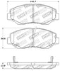 Stoptech 309.0914 Performance 03-10 fits Honda Accord / 02-06 CR-V / 03-08 Pilot Front Brake Pads