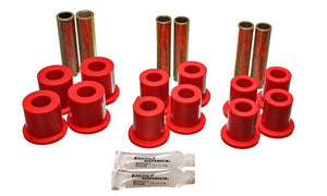 Energy Suspension 4.2120R fits Ford 4 Wd Front Spring Bushing Set - Red