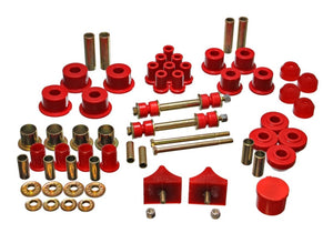 Energy Suspension 5.18104R 66-76 fits Chrysler A Body - Dart/Demon/Duster/Valiant Red Hyper-flex Master Bushing Se