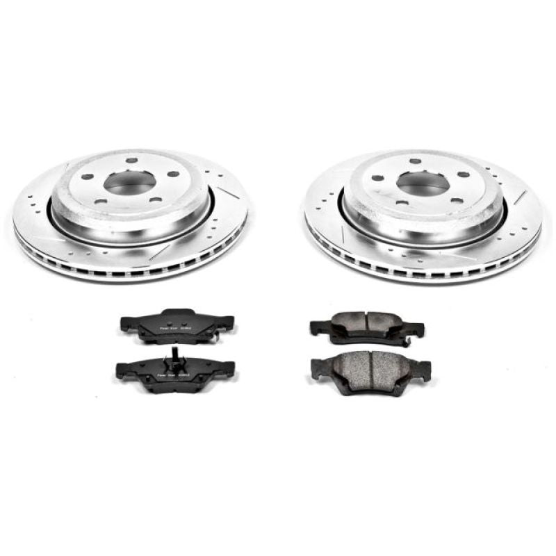 PowerStop K5953 fits Dodge 11-19 Durango Rear Z23 Evolution Sport Brake Kit