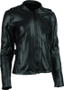 Speed and Strength 880407 Throttle Body Leather Jacket Black Womens - 3XL