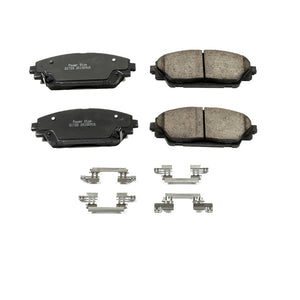 PowerStop 17 1728 fits Mazda 3 Front Z17 Evolution Ceramic Brake Pads w/Hardware