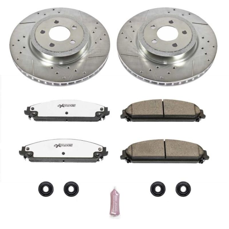PowerStop K2560-26 05-19 fits Chrysler 300 Front Z26 Street Warrior Brake Kit