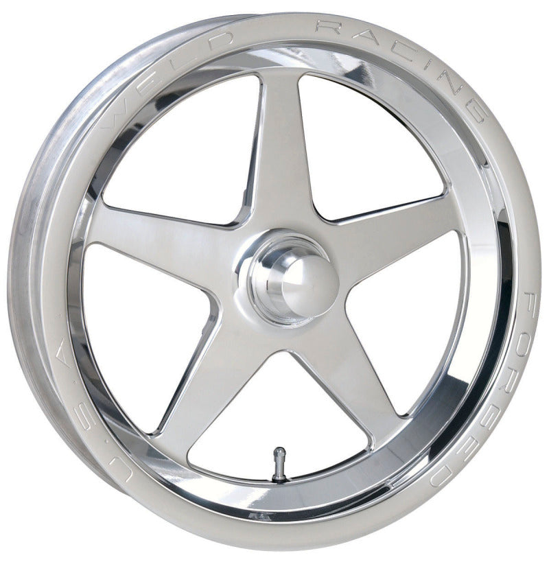 Weld  88-15000 Alumastar 1-Piece 15x3.5 / Anglia Spindle MT / 1.75in. BS Polishe