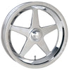 Weld  88-15000 Alumastar 1-Piece 15x3.5 / Anglia Spindle MT / 1.75in. BS Polishe