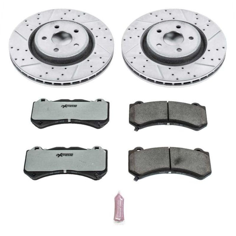 PowerStop K5957-26 12-20 fits Jeep Grand Cherokee Front Z26 Street Brake Kit