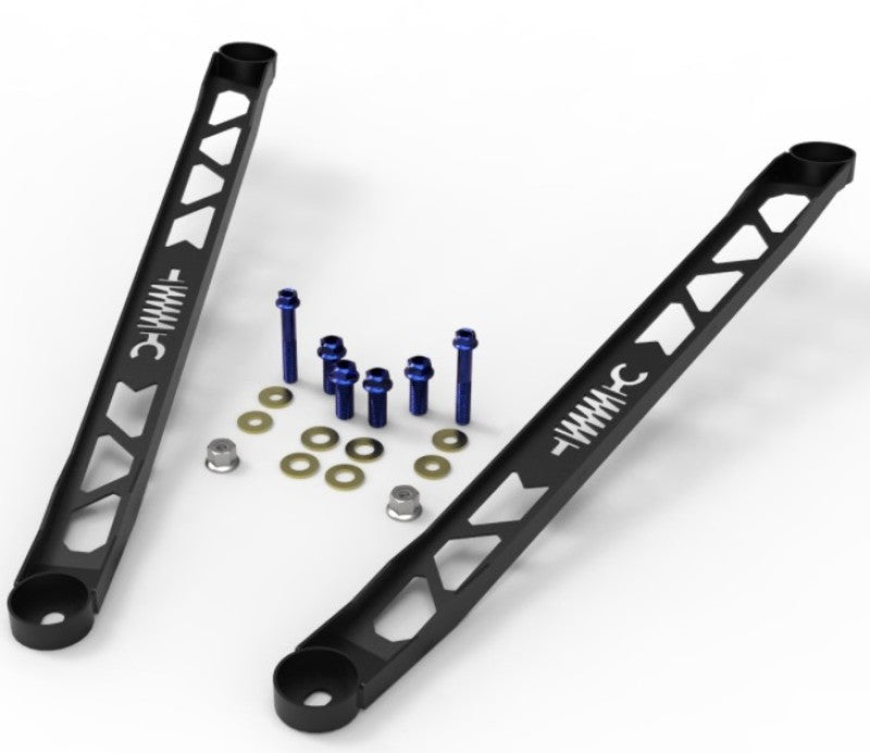 AFE 450-721003-B L 304 Stainless Steel Front Suspension Strut Brace Black - fit