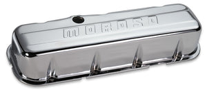 Moroso 68112 fits Chevrolet Big Block Valve Cover - w/o Baffles - Stamped Steel