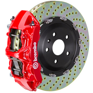 Brembo 1N1.8505A2 Brembo 08-13 M3/11-12 1M Front GT BBK 6 Piston Cast 365x34 2pc Rotor Drilled-Red