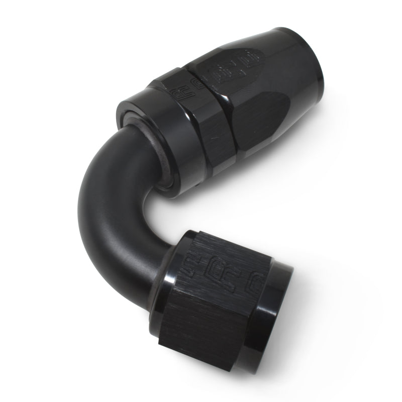 Russell 613425 Performance -10 AN Black 120 Degree Full Flow Swivel Hose End