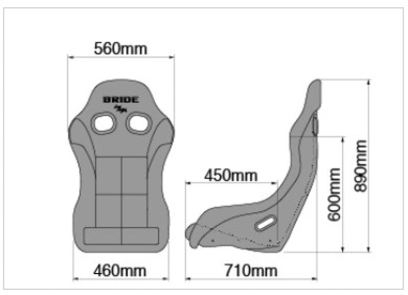 Cusco BRD-HA1ACZ Bride ZETA IV +C - Super Aramid Black Carbon/Black Leather Sea