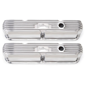 Edelbrock 4176 Valve Cover Classic Series fits Chrysler La 318-340-360 CI V8 Polshed