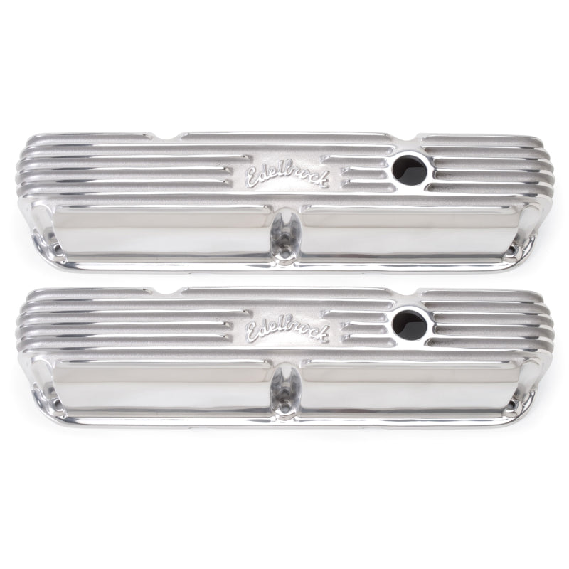 Edelbrock 4176 Valve Cover Classic Series fits Chrysler La 318-340-360 CI V8 Polshed