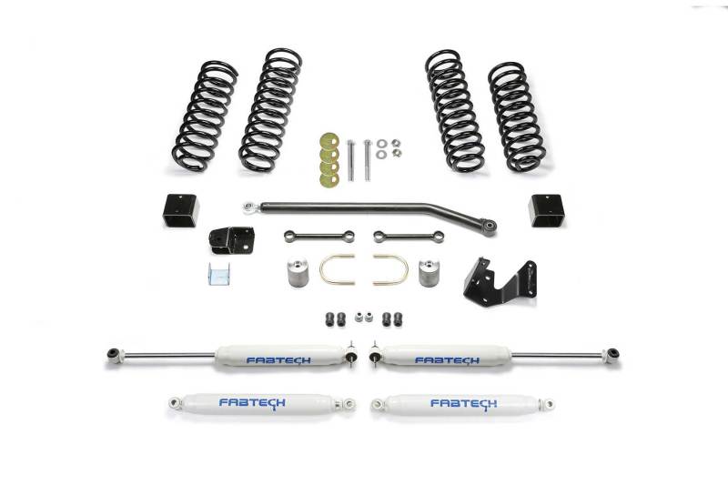 Fabtech K4086 fits Jeep 07-18 JK 4-Door 3in Sport Ii w/Perf Shocks
