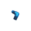 Russell 660850 Performance -8 AN to 1/4in NPT 90 Degree Flare to Pipe Adapter (Blue)