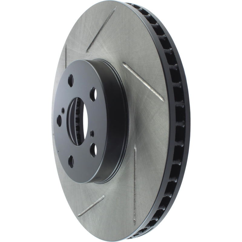 Stoptech 126.44114SR Power Slot 01-05 fits Toyota Celica GT & GT-S/05-09 Scion tC Slotted Right Front Rotor