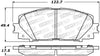 Stoptech 308.1184 Street Brake Pads
