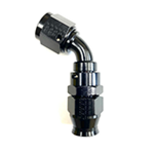 Fragola 686006B-6QD -6AN Real Street x 60 Degree 3/8 EFI Quick Disconnect Hose End Black