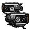 Spyder 5081711 fits Toyota 12-15 Tacoma Projector Headlights Light Bar DRL Blac