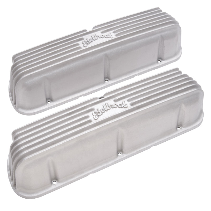 Edelbrock 41609 Valve Cover Classic Series fits Ford 1962-95 221 351W V8 Satin