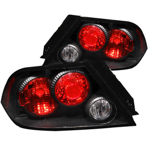 ANZO 221086 2002-2003 fits Mitsubishi Lancer Taillights Black