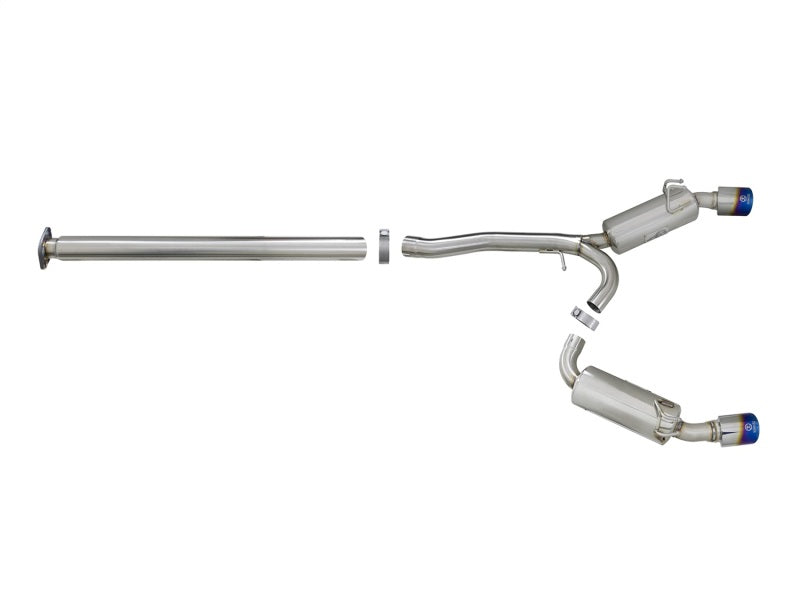 AFE 49-36701-L  3in. to 2.5in. 304 SS C/B Exhaust 08-15 fits Mitsubishi EVO I4-