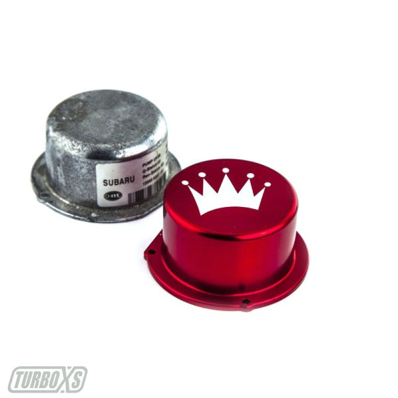Turbo XS W15-VPC-RED 15-16 fits Subaru WRX Billet Aluminum Vacuum Pump Cover - R