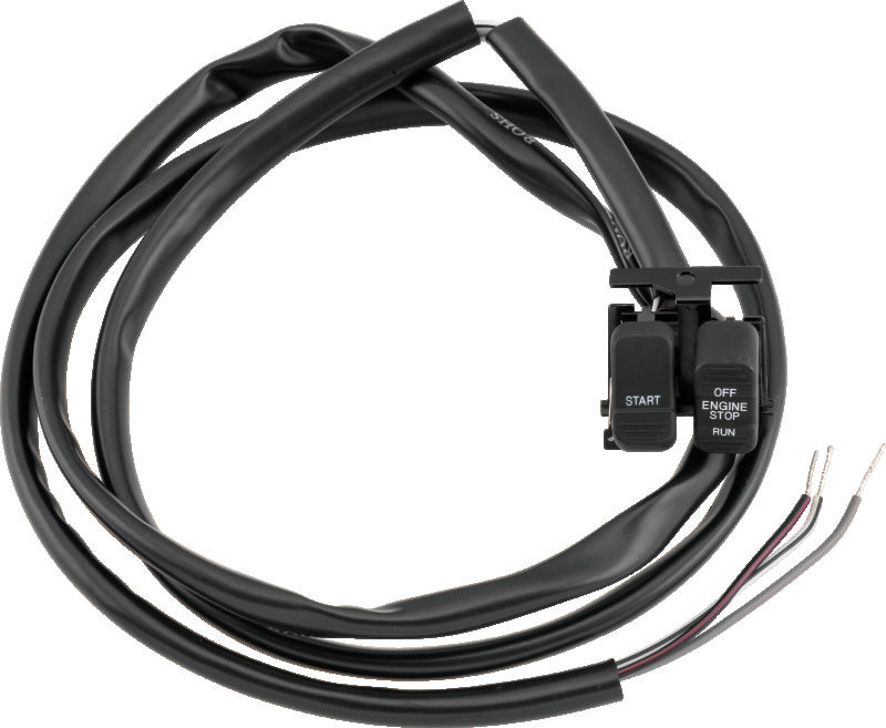 Twin Power 601691 fits  96-13 Big Twin XL V-Rod Black Engine Start Stop Switch R