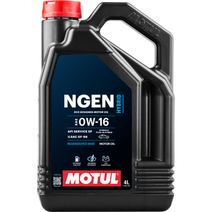 Motul 111887 4L Hybrid Synthetic Motor Oil - 0W16