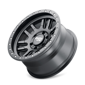 Dirty Life 9309-7983MB12 9309 fits Canyon Pro 17x9/6x139.7 BP/-12mm Offset/106mm Hub Matte Black Wheel - Beadlock