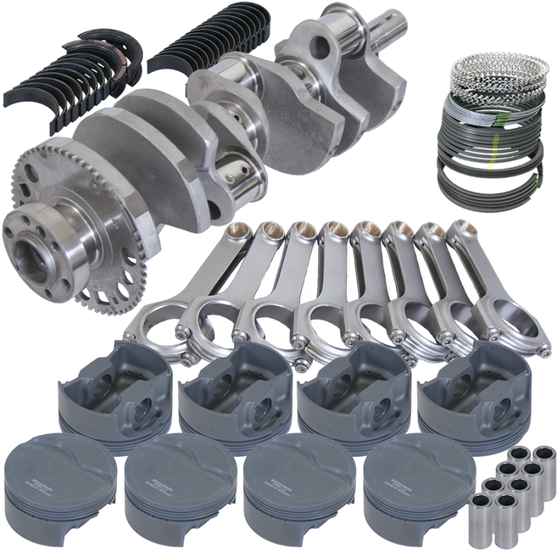 Eagle 129244065 fits Chevy LS3 4.000in Crank 58 Tth Reluctor 6.125in H-Beam -14cc 4.065in Pistons Rotating Assembly