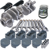 Eagle 129244130 fits Chevy LS7 4.000in Crank 58 Tth Reluctor 6.125in H-Beam -18cc 4.130in Pistons Rotating Assembly