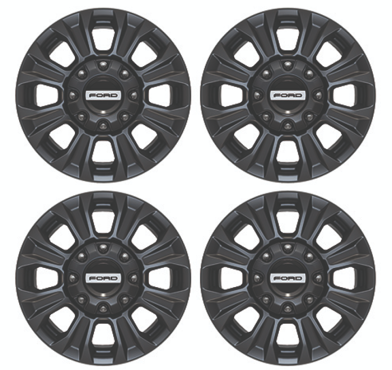 fits Ford 05-22 Racing M-1007K-1808SD Super Duty 18x8 Matte Black Wheel Kit